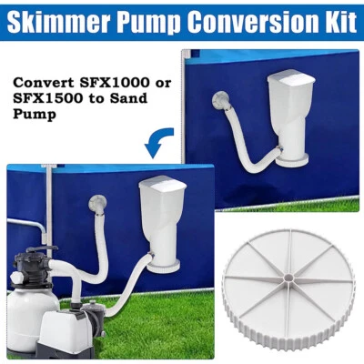 MARKENLOS Umbau für Summer Waves Skimmer-Pumpe, passend für -Pumpensystem Umrüstersatz..