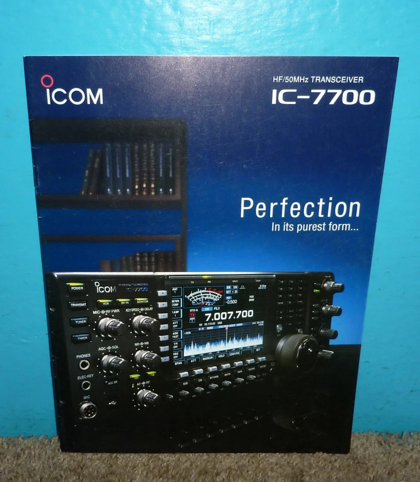 Icom IC-7700 HF/50MHz Transceiver Brochure Original 2010 - Image 1 of 1