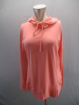 Marika Talla M Mujer Naranja Manga Larga Elastizada Ropa Activa Cordón Sudadera con Capucha 786 Foto 1 de 4