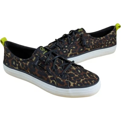 Zapatos de leopardo Sperry Cheetah para mujer 9 Top Sider mocasines de barco con ciclo de mar sts88919 Foto 1 de 4