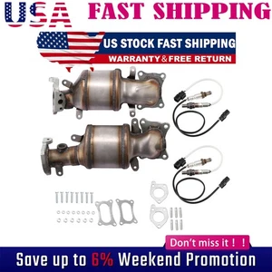 Exhaust Manifold Catalytic Converter W/ O2 Sensor For Honda Pilot 2009-2012 3.5L - Picture 1 of 22