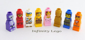 8 LEGO Micro Figures from Champion Board Game 3861 Microfigures