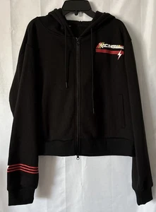 Angel Cult Hoodie schwarz Full Zip Gr. L Gummibund Racing Speed Is Everything - Bild 1 von 10