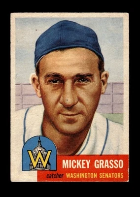 1953 Topps Set-Break #148 Mickey Grasso VG-VGEX *GMCARDS* - Image 1 of 2