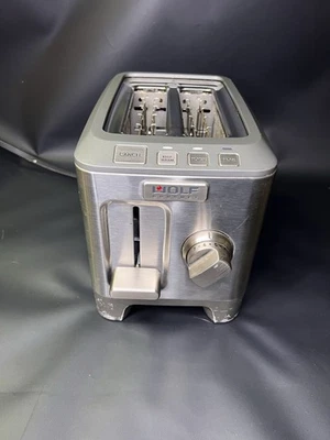 Wolf Gourmet 2-Slice Extra-wide Slot Toaster Stainless Steel WGTR122S - Image 1 of 4
