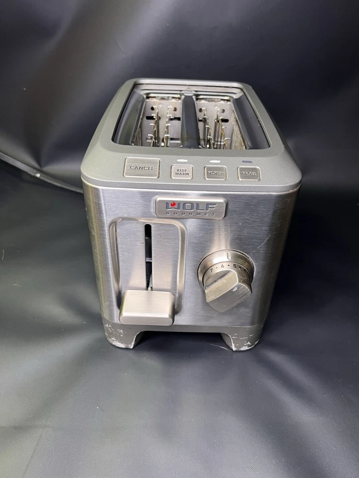 Wolf Gourmet 2-Slice Extra-wide Slot Toaster Stainless Steel WGTR122S - Image 1 of 4