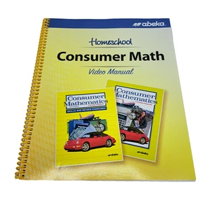 Abeka Homeschool Consumer Math Video Manual High School Spiral - New - Picture 1 of 4