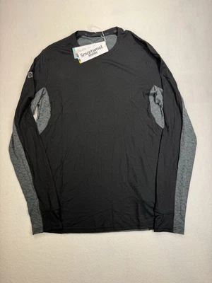 VRST x Smartwool Men's Long Sleeve Crew Black / Gray NWT Medium - Image 1 of 3