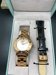 Ecclissi LADIES ROSE GOLD TONE WATCH WITH 2 BANDS NEW IN BOX - Picture 1 of 7