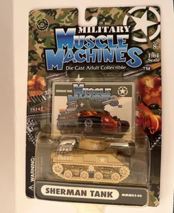 Muscle Machines Militärfahrzeuge Sherman Panzer Maßstab 1:64 - Neu in OVP - Bild 1 von 8