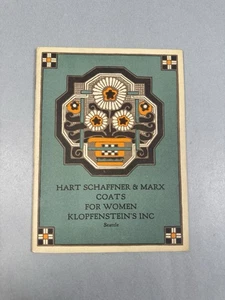 Stilbuchkatalog Hart Schaffner & Marx Taylored Clothing 1925 - Bild 1 von 5