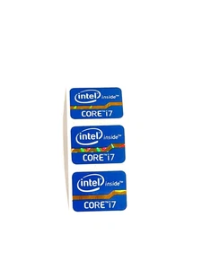3x Intel Inside Core i7  Desktop / Laptop Sticker Label Logo Decal 21mm x 15mm - Picture 1 of 2
