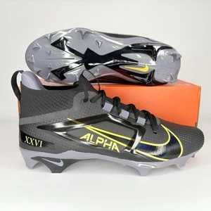Nike Alpha Menace 4 Elite Saquon Barkley Cleats Men's 10 HF4313-001 NO LID - Picture 1 of 8