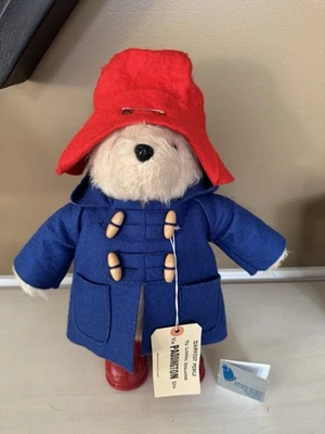 Vintage Paddington Bear 1981 Gabrielle Design Made In England Red Boots - Image 1 of 4