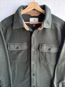 Leggendaria giacca camicia pile verde uomo Whitetails taglia media pesante - Foto 1 di 7