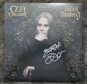 OZZY OSBOURNE “PATIENT NUMBER 9” VIOLET VINYL DOUBLE LP HAND SIGNED IN PERSON - Picture 1 of 8
