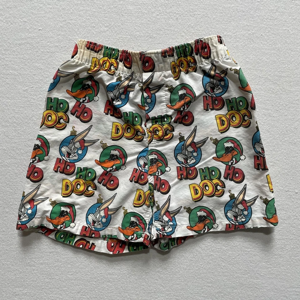 Calzoncillos Boxer Vintage Looney Tunes Juveniles Pequeños 6/8 Bugs Bunny Lucas Navidad Años 90 Foto 1 de 4