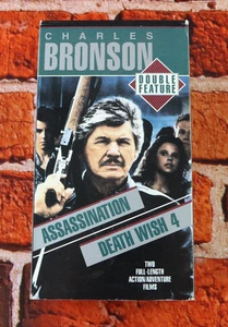 Assassination Death Wish 4 Charles Bronson Double Feature VHS 2-Tape Set - Bild 1 von 8
