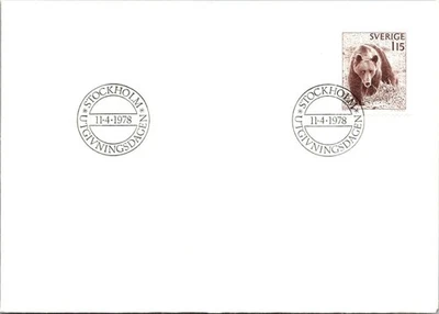 FDC Sweden 1978 - Stockholm - Utgivningsdagen - Bear - A00506 - Image 1 of 2