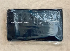 [Sin usar] Manta de picnic Porsche alfombrilla de ocio al aire libre negra plateada - Imagen 1 de 3