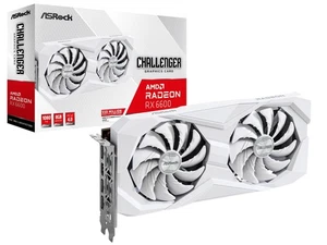 AMD Radeon RX 6600 Challenger White 8GB GDDR6 Graphics Card 0dB Silent Coolin... - Picture 1 of 8