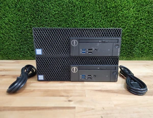LOT OF 2 Dell Optiplex 3050 SFF Intel i5-7500 3.40GHz 8GB RAM 128GB Win 11 Pro - Picture 1 of 13