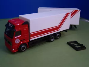 Herpa Volvo FH12 Kofferlastzug Spedition Milz H0 1:87 Top H632 - Bild 1 von 5