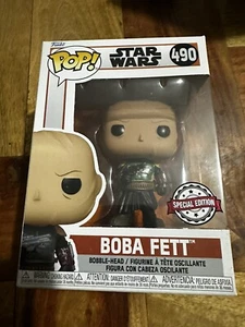 Funko Pop Vinyl! BOBA FETT #490 - SPECIAL EDITION - The Mandalorian - Picture 1 of 3