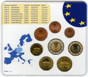 ☆ ☆ ALEMANIA 2004, JUEGO OFICIAL BU - Juego de 8 monedas de euro como nuevo A ☆ ALEMANIA 2004A - Imagen 1 de 2