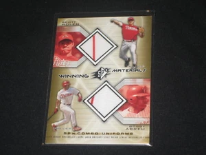 SCOTT ROLEN & BOBBY ABREU CERTIFIED AUTHENTIC BASEBALL USED DUAL JERSEY CARD - Imagen 1 de 2