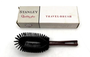VTG Mid-Century 1953 Stanley Home Products Bakelite Travel-Brush Horsehair - Bild 1 von 16