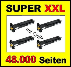 4 x Toner Set Konica Minolta Bizhub C20 C20P / TN-318BK TN-318C TN-318M TN-318Y - Picture 1 of 1