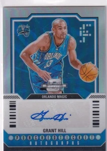 Panini Contenders Optic 2022-23 NBA No. PT-HIL Grant Hill Silver Prizm Auto - Picture 1 of 2