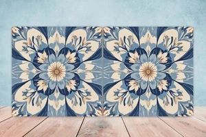 Juego de 2 azulejos de pared de cerámica española cocina mediterránea decoración salpicadero - Imagen 1 de 3