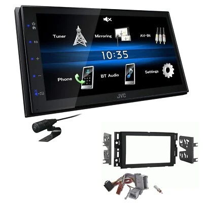 JVC 2 DIN Digital Autoradio Bluetooth USB für GM Hummer H2 Facelift 2007-2010 - Bild 1 von 4