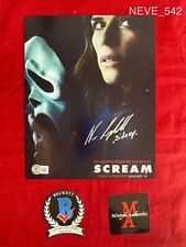 NEVE CAMPBELL AUTOGRAPHED SIGNED 8x10 PHOTO! SCREAM! BECKETT COA! SIDNEY!