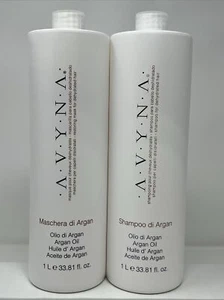 AVYNA Maschera & Shampoo Di Argan | 33,81 fl oz ciascuno - Foto 1 di 2