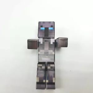 Figura de acción Minecraft Crusader juguete 4 pulgadas gris EnderToys armadura de hierro - Imagen 1 de 5