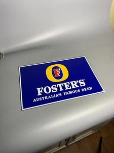 Australian vintage tin advertisement wall hanging sign Foster's Beer - Picture 1 of 5