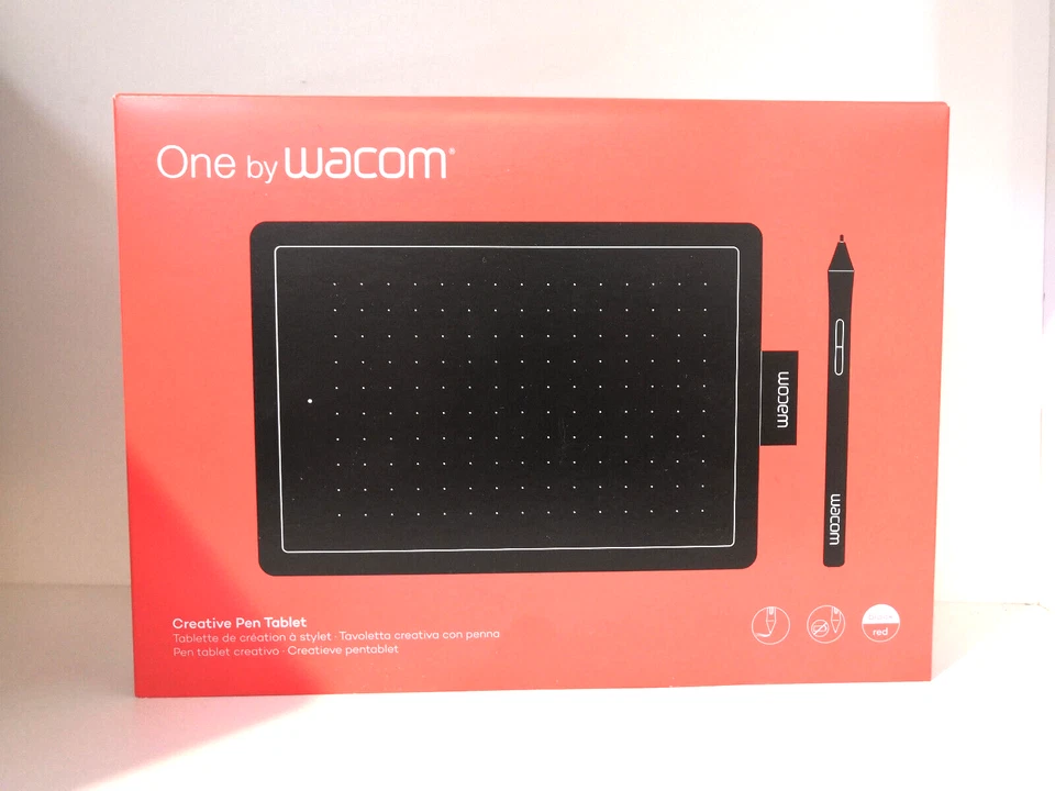One by Wacom Small Grafiktablett zum Zeichnen und für Bürogebrauch CTL-472/K1-BX - Bild 1 von 3