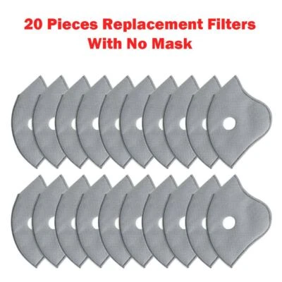 Reusable Face Mask With Active Carbon Filter Breathing Valves Cycling Mesh  - Image 1 of 4