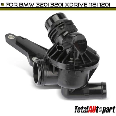 Carcasa termostato bomba agua para BMW 118i 2012-2022 120i 320i 320i xDrive 105°C Foto 1 de 4