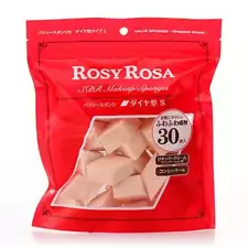 [ Rosy Rosa ] Profesional Maquillaje Batidora Esponja Diamante Forma 30pcs/1pack