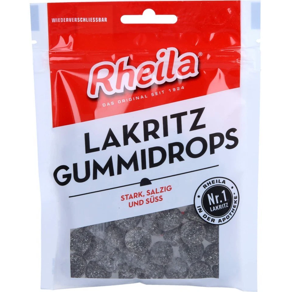 DR. C. SOLDAN GMBH RHEILA Lakritz Gummidrops mit Zucker 90 g PZN11112593