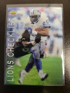 1993 Upper Deck Barry Sanders Karte #80 - Bild 1 von 2
