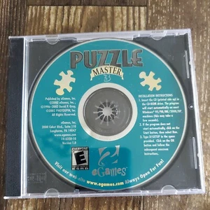 Puzzle Master 3 piezas como nuevo en un CD estuche de joyas Win10 8 7 XP Y2K Eames juego de PC - Imagen 1 de 6