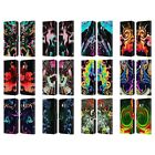 HAROULITA ABSTRACT GLITCH 5 LEATHER BOOK WALLET CASE COVER FOR HTC PHONES 1