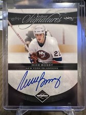 2011 Panini Limited Mike Bossy Select Signatures Auto /97
