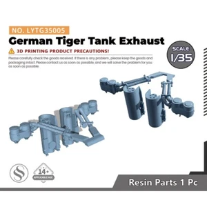 SSMODEL 1/35 005 German Tiger Tank Exhaust WAR GAMES WWII WOW - Picture 1 of 3