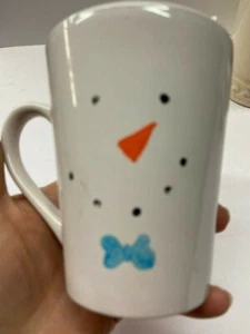 Royal Norfolk Christmas Coffee Mug Cup Snowman Ceramic Used - Picture 1 of 2
